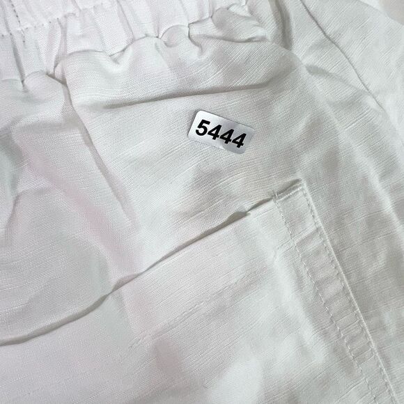 Blank NYC High Waist Linen Shorts Women's XL Elasticized Waistband Back Pockets - Picture 12 of 12